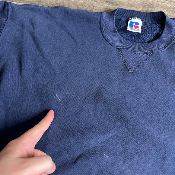 VTG Fresno State University Sweatshirt Mens XL California Distressed Made in USA - Picture 9 of 15